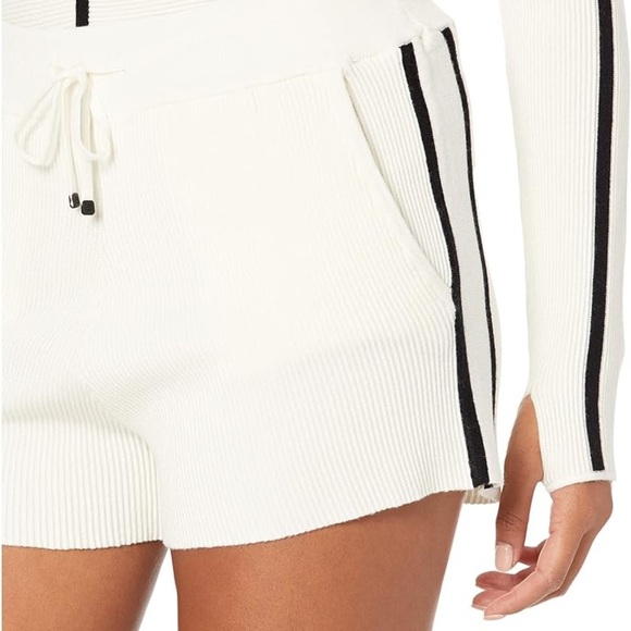 BLANC NOIR | Portola Beige Sweater with Black Accents - Picture 15 of 15